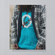 Lade das Bild in den Galerie-Viewer, Fruit of the Loom T-Shirt "Nashville Tennessee" 1986 Made in the USA Single Stitch, blau, L/XL schmal