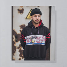 Lade das Bild in den Galerie-Viewer, USA Olympia Hoodie 90er, schwarz, M/L