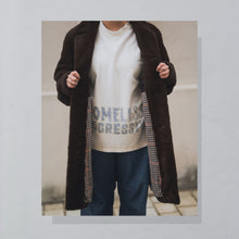 Lade das Bild in den Galerie-Viewer, Peter Hahn Mantel "Lamahaar" 70er/80er, braun, L/XL Damen