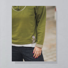 Lade das Bild in den Galerie-Viewer, Wissmach Quarter Zip 00er, grün, M/L Damen