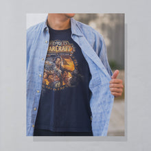 Lade das Bild in den Galerie-Viewer, Keya Europe T-Shirt "World of Warcraft Warlords of Draenor", blau, L breit