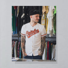 Lade das Bild in den Galerie-Viewer, Majestic Trikot "Baltimore Orioles cool base", weiß, Jugendl. L/ Erwachsene M
