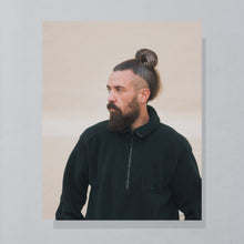 Lade das Bild in den Galerie-Viewer, Vaude Quarter Zip Fleece - polartec EcoLoc - 90er/00er, grün, L/XL
