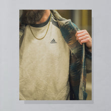 Lade das Bild in den Galerie-Viewer, Adidas Sweatshirt "fleece" 2002, creme/grau, XL/XXL