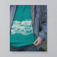 Lade das Bild in den Galerie-Viewer, Hanes Heavyweight Sweatshirt "Austin Healey Club of Oregon" 90er, blau, L