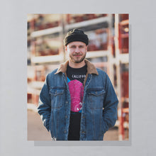 Lade das Bild in den Galerie-Viewer, Oneita T-Shirt "California Red Abalone" 1989 Made in the USA Single Stitch, schwarz, L schmal