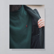 Lade das Bild in den Galerie-Viewer, Polo Ralph Lauren Turtleneck 90er made in the USA, grün, XL/XXL schmal