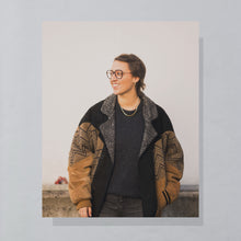 Lade das Bild in den Galerie-Viewer, Ives Gerard Strickpullover 90er Made in Italy, grau, L/XL