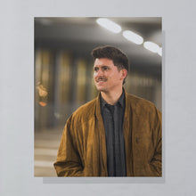 Lade das Bild in den Galerie-Viewer, Carlo Colucci Hemd "cord", grau, L