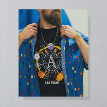 Lade das Bild in den Galerie-Viewer, Signum Hemd "Numbers" 90er/00er, blau, XL