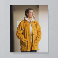 Lade das Bild in den Galerie-Viewer, Karl Kani Zip Hoodie, beige, XL breit