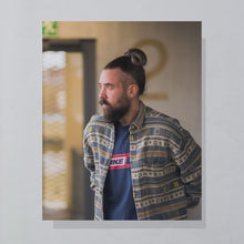 Lade das Bild in den Galerie-Viewer, Yukon Hemd 90er/00er, blau, XXL schmal