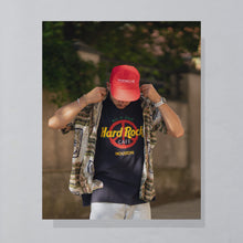 Lade das Bild in den Galerie-Viewer, Hard Rock Cafe T-Shirt "Houston" 90er Made in the USA, blau, XL breit