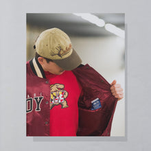 Lade das Bild in den Galerie-Viewer, Champion Longsleeve "University of Maryland", rot, L
