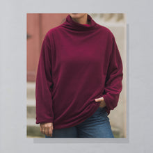 Lade das Bild in den Galerie-Viewer, Eddie Bauer Wendesweater Fleece, rot, XL