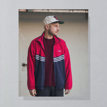 Lade das Bild in den Galerie-Viewer, Adidas Trainingsjacke 90er, rot/blau, M/L breit