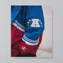 Lade das Bild in den Galerie-Viewer, Logo Athletic Jacke "NFL Buffalo Bills" 90er, blau/rot, XL/XXL