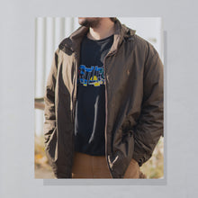 Lade das Bild in den Galerie-Viewer, Sweatshirt "Portugal" mit Taschen 90er, schwarz, L/XL