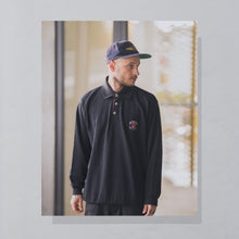 Lade das Bild in den Galerie-Viewer, Via Cortessa Polo Sweatshirt 90er, grau, L