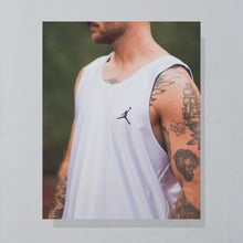 Lade das Bild in den Galerie-Viewer, Nike Wendetrikot "Jordan" 90er, weiß/blau, XL
