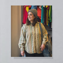 Lade das Bild in den Galerie-Viewer, Control Hemd dick 00er, grün, L