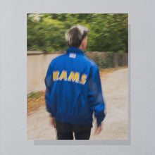 Lade das Bild in den Galerie-Viewer, Logo Athletic Trainingsjacke "Los Angeles Rams Pro Line" 90er, blau, L/XL