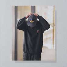 Lade das Bild in den Galerie-Viewer, Via Cortessa Polo Sweatshirt 90er, grau, L