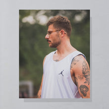 Lade das Bild in den Galerie-Viewer, Nike Wendetrikot "Jordan" 90er, weiß/blau, XL