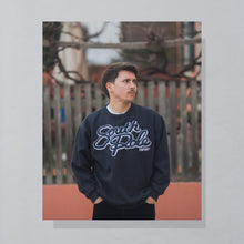 Lade das Bild in den Galerie-Viewer, South Pole Sweatshirt "heavyweight" 00er Made in Korea, blau, L/XL