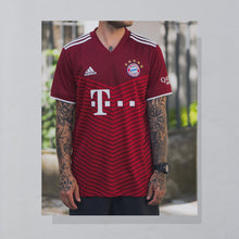Lade das Bild in den Galerie-Viewer, Adidas Trikot "FC Bayern München" 2021, rot, M/L schmal
