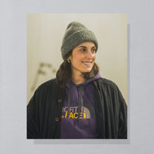Lade das Bild in den Galerie-Viewer, Jacke "Ziegenvelours" 80er/90er, blau, L
