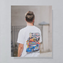 Lade das Bild in den Galerie-Viewer, Anvil T-Shirt "Jeff Gordon & Mario Endretti Racing School" 00er, weiß, L/XL