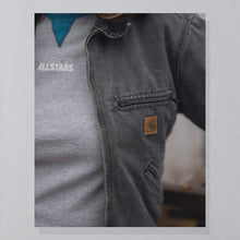 Lade das Bild in den Galerie-Viewer, Fruit of the Loom Sweatshirt "Vintage Allstars", blau/grau, S