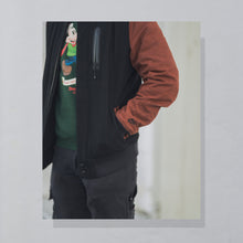 Lade das Bild in den Galerie-Viewer, Nike Destroyer Jacke &quot;grey tag&quot; aus Stoff 00er, schwarz/braun, S/M
