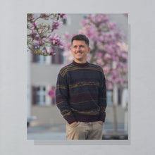 Lade das Bild in den Galerie-Viewer, New Fast Strickpullover 90er, mehrfarbig, M