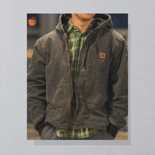 Lade das Bild in den Galerie-Viewer, Carhartt Jacke "Chapman Jacket" Made in Mexio 2000er, schwarz, XL