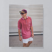 Lade das Bild in den Galerie-Viewer, Globetrotter Polo 90er, rot, L/XL