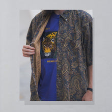 Lade das Bild in den Galerie-Viewer, Hanes T-Shirt "Henry Doorly Zoo Omaha" 90er single stitch made in the USA, lila, XL