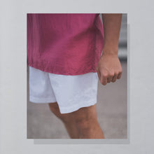 Lade das Bild in den Galerie-Viewer, Sergio Tacchini Shorts "Tennis" 90er, weiß, L