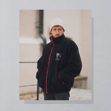 Lade das Bild in den Galerie-Viewer, Coca-Cola Wendejacke "Nagano Olympia 1998" Made in England, schwarz/rot, L/XL breit