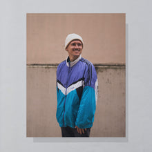 Lade das Bild in den Galerie-Viewer, Adidas Trainingsjacke 90er, blau/lila, XL