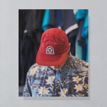 Lade das Bild in den Galerie-Viewer, SJ Mütze "Beijing Golf Club China" 5 Panel 90er, rot, Einheitsgröße