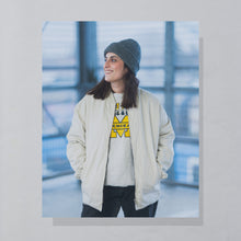 Lade das Bild in den Galerie-Viewer, Wendejacke 90er, blau/beige, L/XL