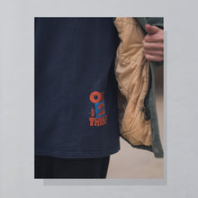 Lade das Bild in den Galerie-Viewer, One 2 Three Sweatshirt 90er, blau, XXL