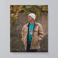Lade das Bild in den Galerie-Viewer, Fruit of the Loom Sweatshirt "Deer" 80er/90er Made in the USA, blau, L/XL
