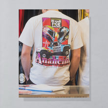 Lade das Bild in den Galerie-Viewer, Oneita Power T T-Shirt "Anaheim Racing Off-Road" 1995 Made in the USA single stitch, grau/weiß, L