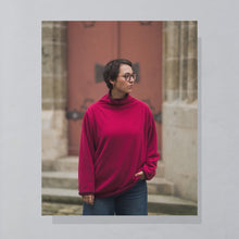 Lade das Bild in den Galerie-Viewer, Eddie Bauer Wendesweater Fleece, rot, XL