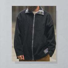Lade das Bild in den Galerie-Viewer, X-Large Tribe x Adidas Zip Jacke dünn 90er, schwarz, XL breit