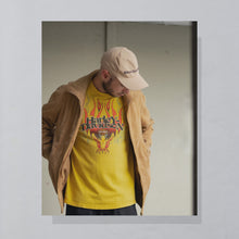 Lade das Bild in den Galerie-Viewer, Harley Davidson T-Shirt "New Orleans" distressed 2001, gelb, M/L