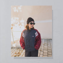 Lade das Bild in den Galerie-Viewer, Adidas Trainingsjacke 2001, rot/grau, L/XL